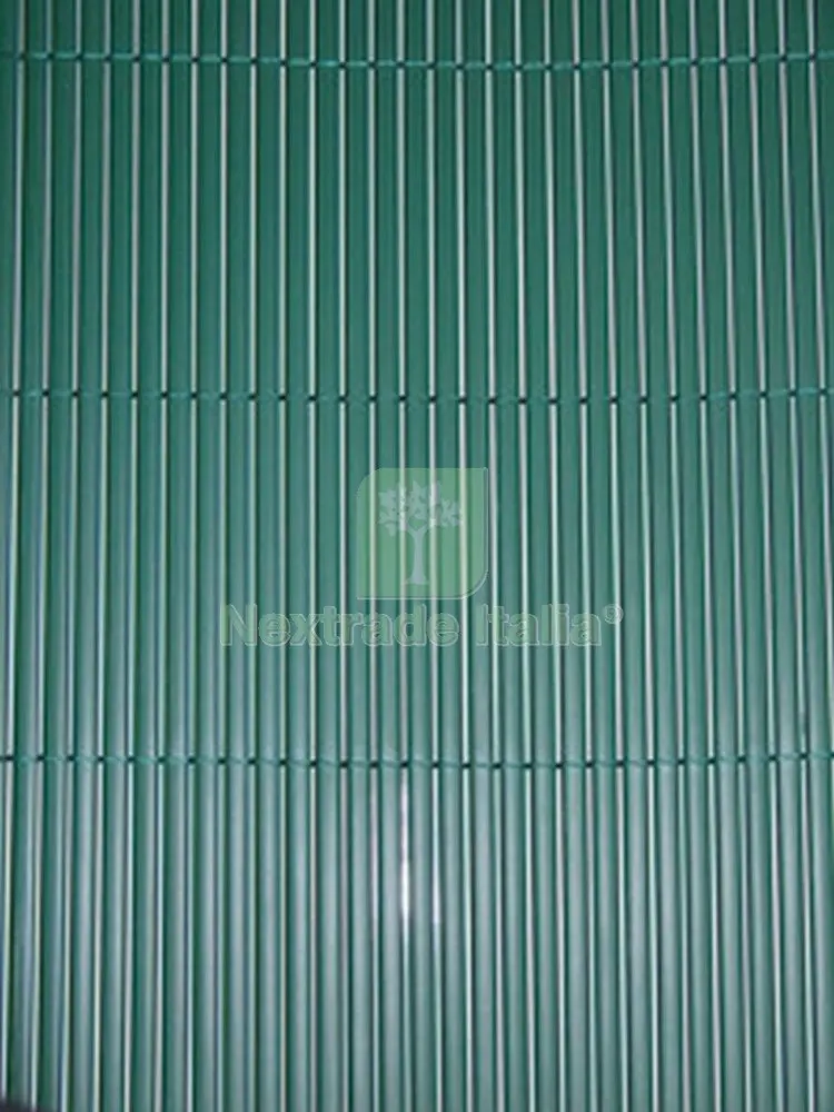 2PZ ARELLA DOPPIA "BAMBOO" IN PVC MT.1,0X3 VERDE — Arelle e frangivista — rif. FERX.14474