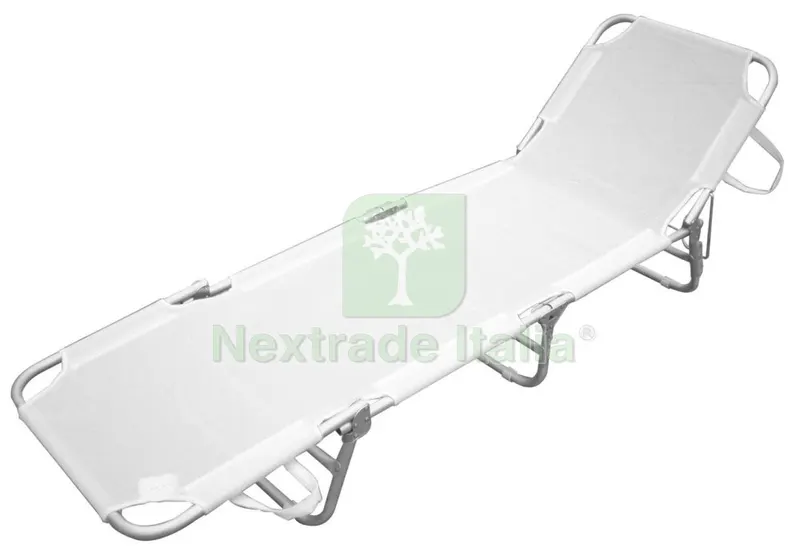 2PZ Playa Lettino in Alluminio Bianco — Tempo libero outdoor — rif. FERX.14551
