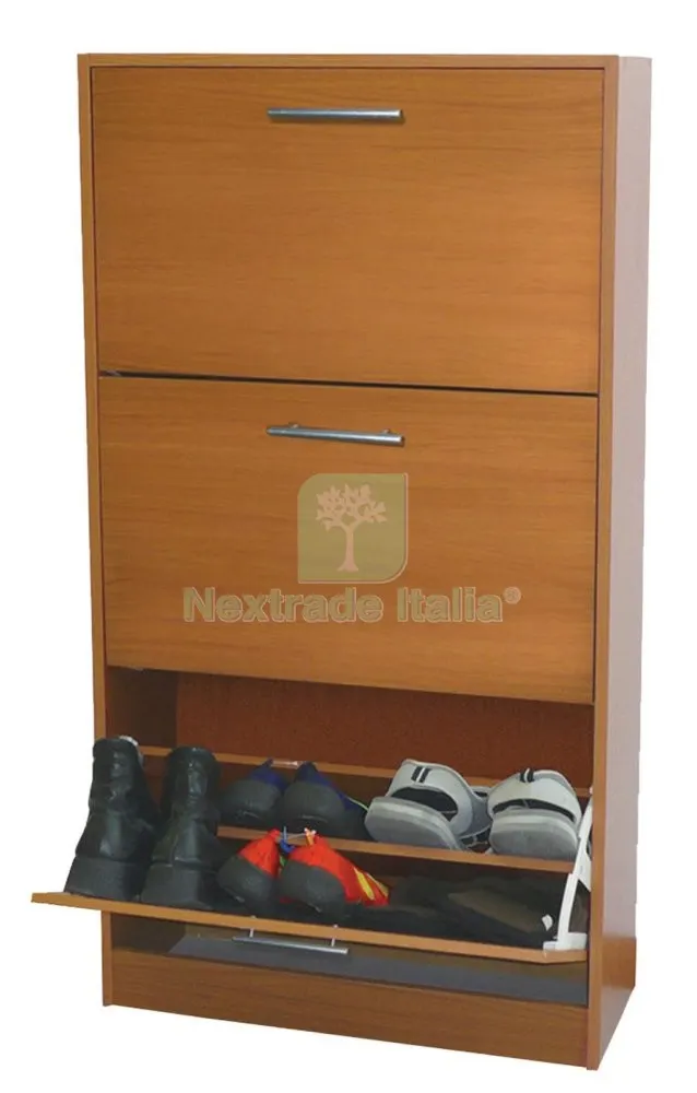 Kit Scarpiera 3 Ribalte Twice 62X24X110 Ciliegio — Arredo — rif. FERX.14554 Kit Scarpiera 3 Ribalte Twice 62X24X110 Ciliegio — Arredo — rif. FERX.14554
