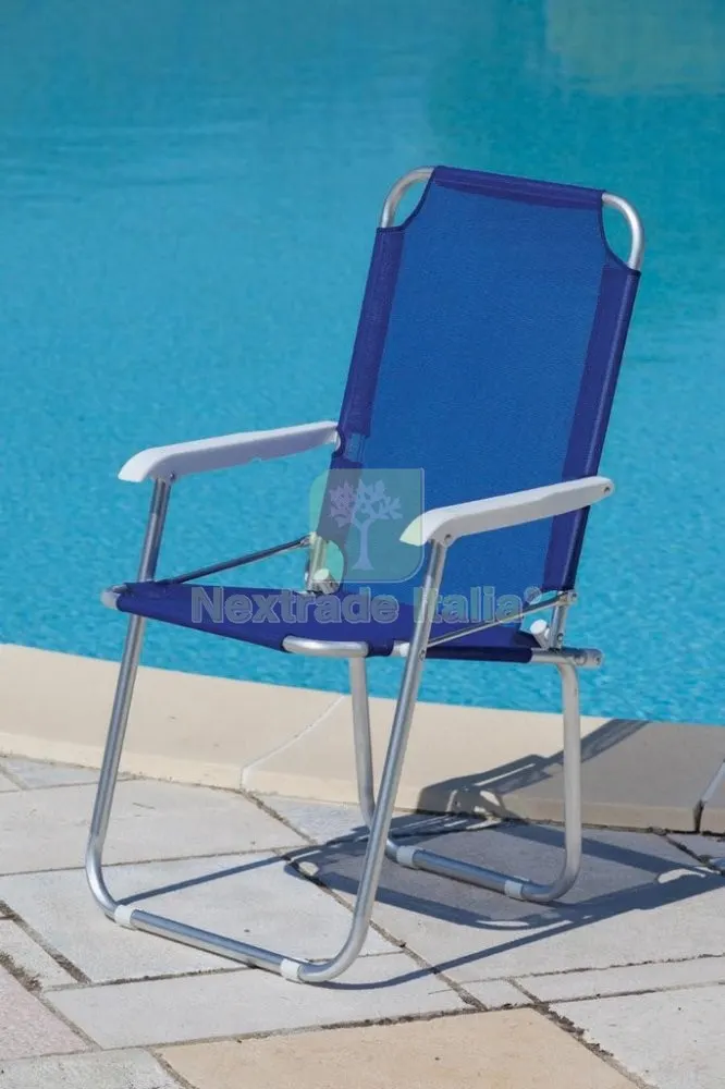 2PZ Playa Poltrona Alluminio "magnum" Blu — Arredo — rif. FERX.14555 2PZ Playa Poltrona Alluminio "magnum" Blu — Arredo — rif. FERX.14555