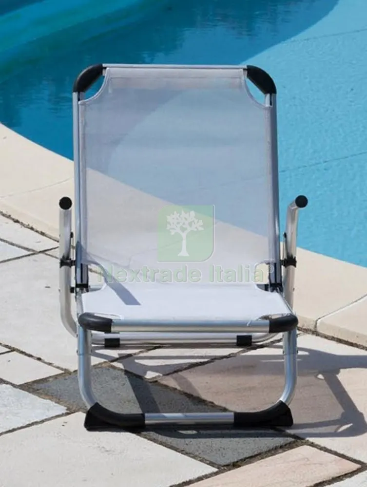 2PZ Playa Spiaggina in Alluminio Bianca — Tempo libero outdoor — rif. FERX.14584 2PZ Playa Spiaggina in Alluminio Bianca — Tempo libero outdoor — rif. FERX.14584