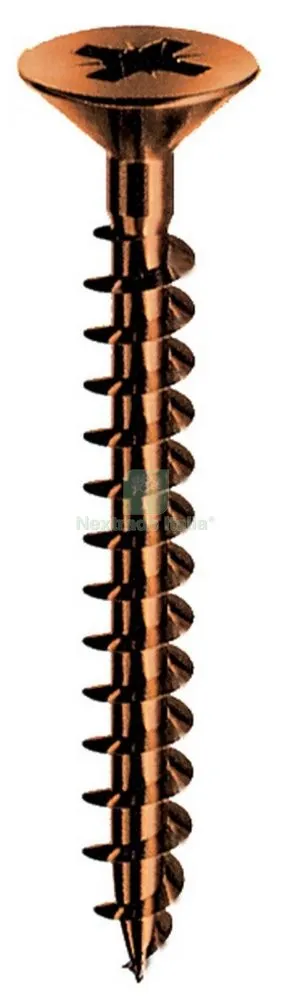500PZ VITI PANEL BRONZATE TESTA PIANA 4 X35 — Viti — rif. FERX.14618 500PZ VITI PANEL BRONZATE TESTA PIANA 4 X35 — Viti — rif. FERX.14618