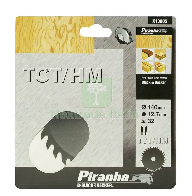 PIRANHA X13005 LAMA CIRCOLARE TCT MM.140 — Punte, frese e dischi — rif. FERX.14658