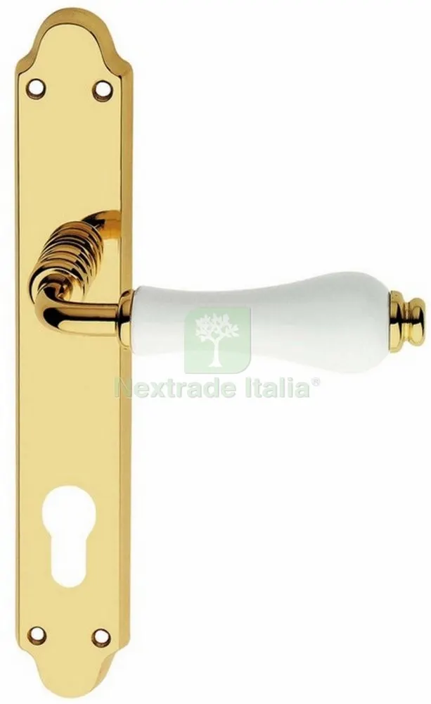 Maniglia "dalia" 8/85 F.Y. OLV Porcellana Bianca — Maniglie e pomelli — rif. FERX.14666