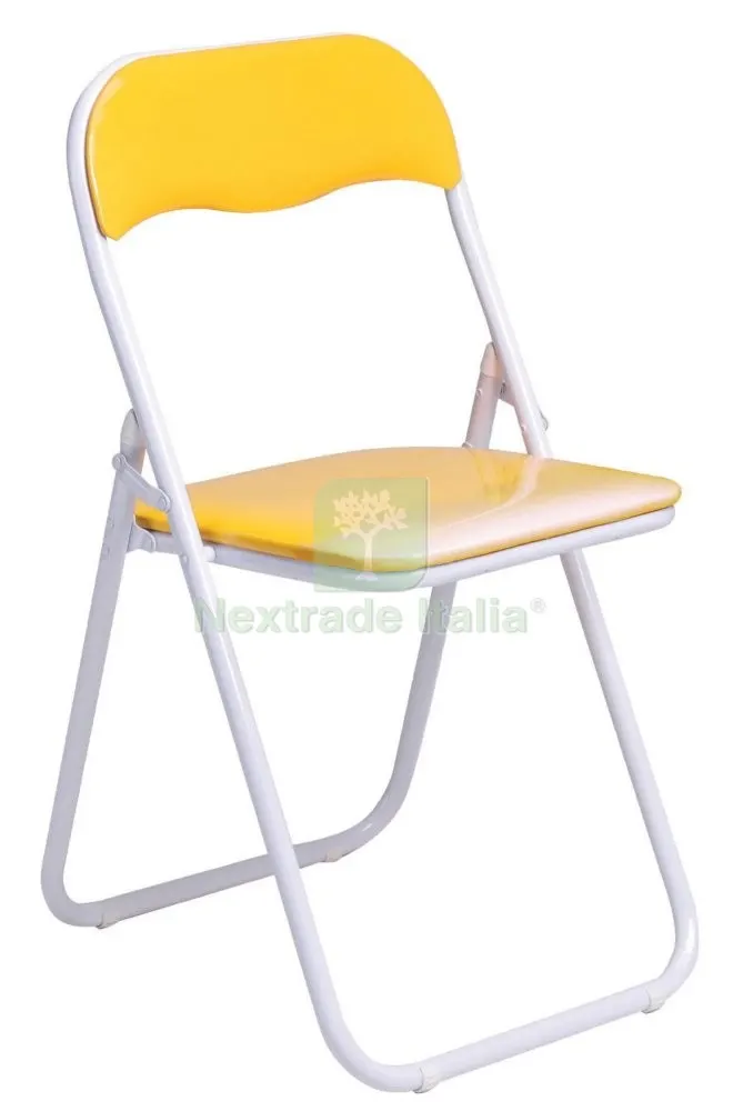 4PZ Sedia Pieghevole Colore Arancio — Arredo — rif. FERX.14691 4PZ Sedia Pieghevole Colore Arancio — Arredo — rif. FERX.14691