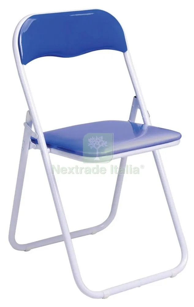 4PZ Sedia Pieghevole Colore Blu — Arredo — rif. FERX.14693 4PZ Sedia Pieghevole Colore Blu — Arredo — rif. FERX.14693