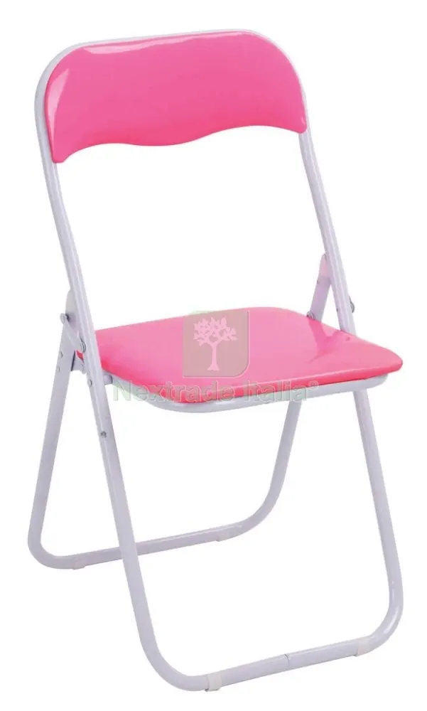 4PZ Sedia Pieghevole Colore Fucsia — Arredo — rif. FERX.14702 4PZ Sedia Pieghevole Colore Fucsia — Arredo — rif. FERX.14702