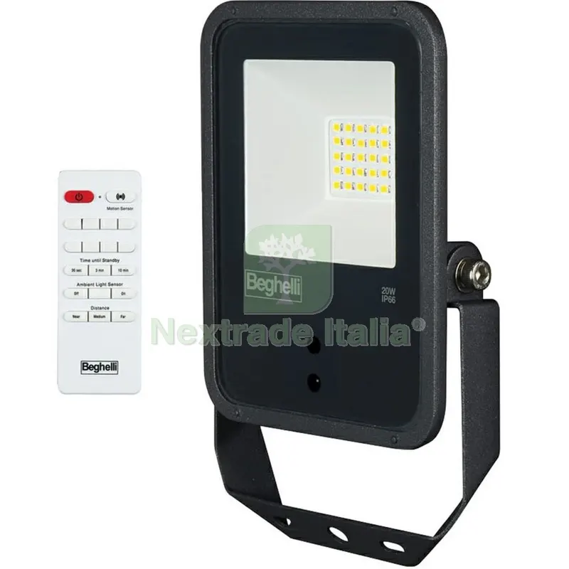 BEGHELLI PROIETTORE LED W20 3 FUNZIONI CON TELECOMANDO — Illuminazione — rif. FERX.1477 BEGHELLI PROIETTORE LED W20 3 FUNZIONI CON TELECOMANDO — Illuminazione — rif. FERX.1477