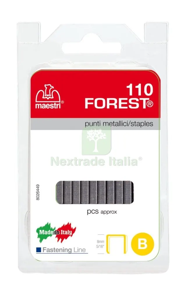 Maestri Blister Punti ART. 110 (PZ.1008) — Chiodi e graffe — rif. FERX.14776