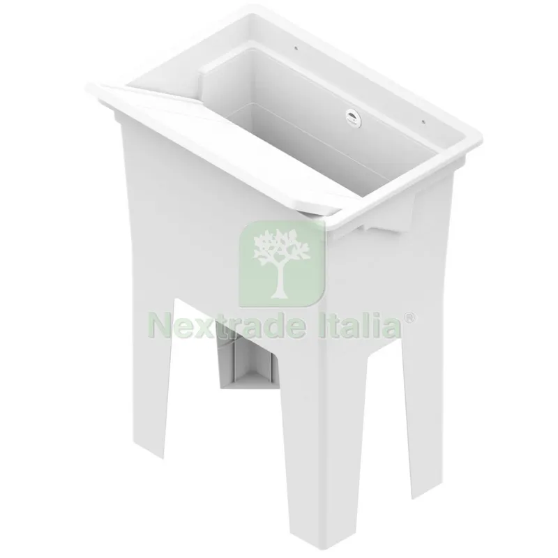 LAVATOIO RESINA MONOBLOCCO CM.59X41X75H — Scarichi e sifoni — rif. FERX.14861 LAVATOIO RESINA MONOBLOCCO CM.59X41X75H — Scarichi e sifoni — rif. FERX.14861
