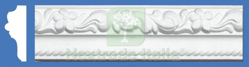 6PZ Cornicetta in Gesso ART. C07028 ML.1,5 — Cemento, malte e collanti edili — rif. FERX.14895 6PZ Cornicetta in Gesso ART. C07028 ML.1,5 — Cemento, malte e collanti edili — rif. FERX.14895