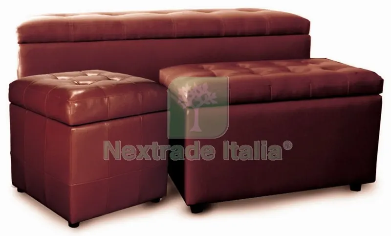 Set Pouff Kubo 1+1+1 Darkbrown 016 — Casalinghi e organizzazione — rif. FERX.1506 Set Pouff Kubo 1+1+1 Darkbrown 016 — Casalinghi e organizzazione — rif. FERX.1506