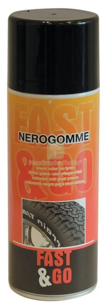 12PZ SPRAY "FAST&GO" NEROGOMME ML.400 — Cura e pulizia auto — rif. FERX.1511 12PZ SPRAY "FAST&GO" NEROGOMME ML.400 — Cura e pulizia auto — rif. FERX.1511