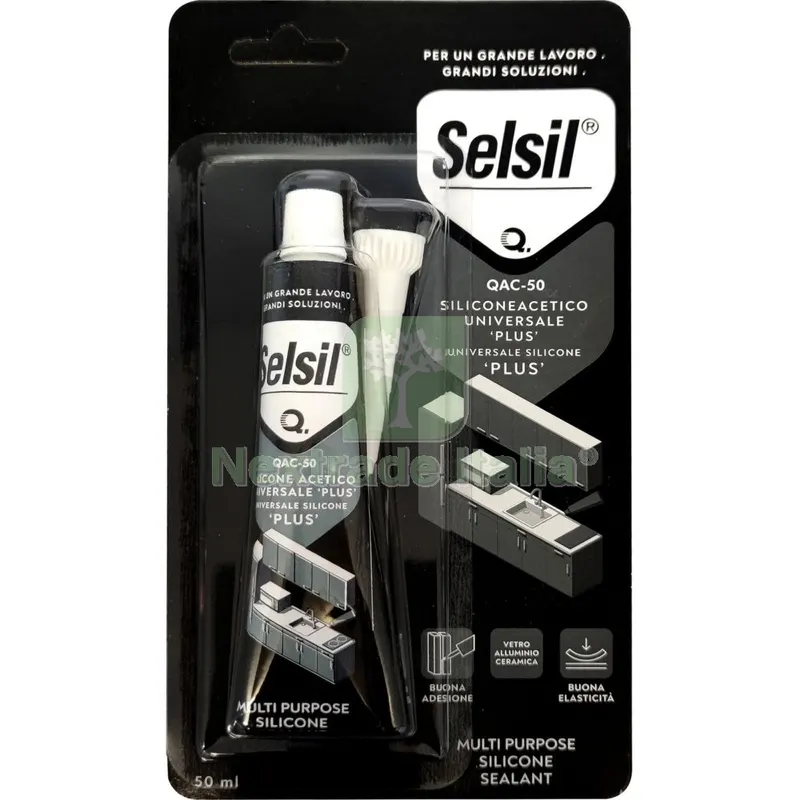 12PZ SELSIL SILICONE ACETICO TRASPARENTE PLUS 50ML — Adesivi e sigillanti — rif. FERX.15135 12PZ SELSIL SILICONE ACETICO TRASPARENTE PLUS 50ML — Adesivi e sigillanti — rif. FERX.15135