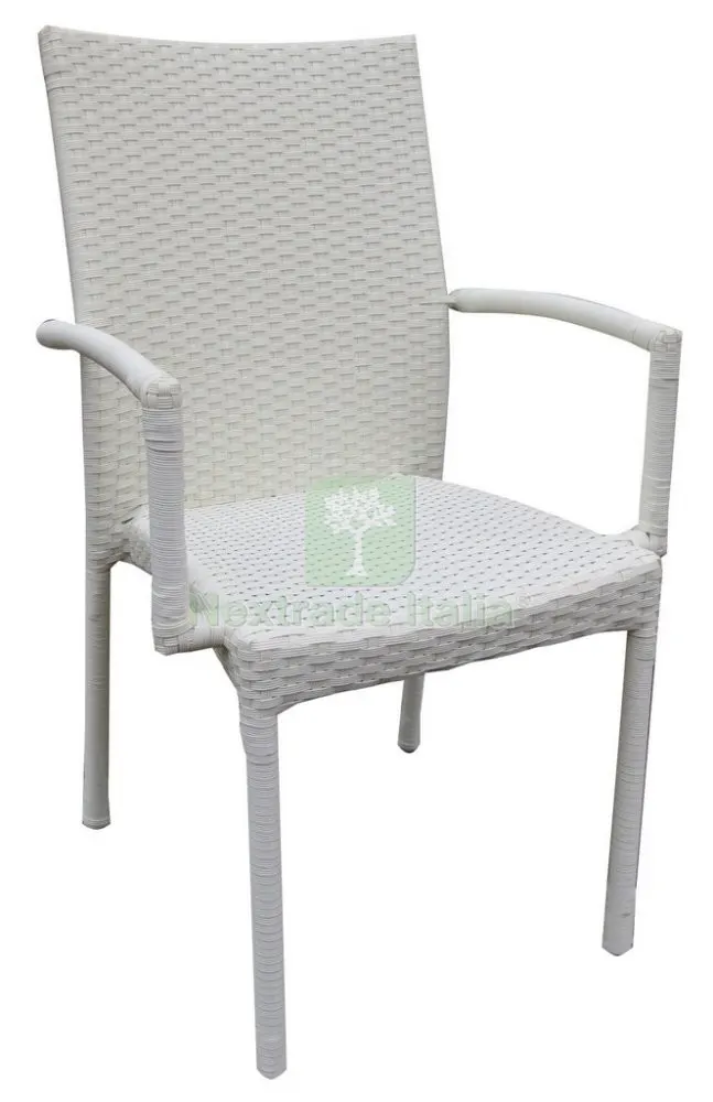 2PZ Poltrona Polirattan "mafalda" Beige Senza Cuscini — Arredo — rif. FERX.15238 2PZ Poltrona Polirattan "mafalda" Beige Senza Cuscini — Arredo — rif. FERX.15238