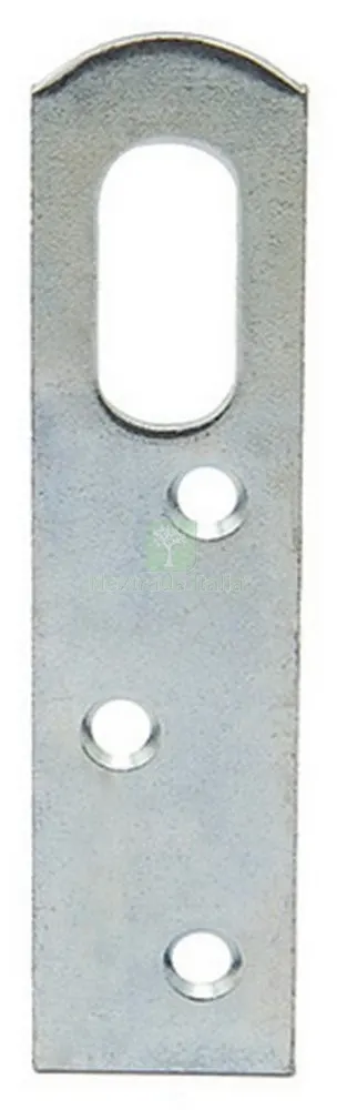100PZ ATTACCAGLIA ZINCATA DIRITTA X PENSILI MM.100 — Ferramenta per legno e mobili — rif. FERX.15266 100PZ ATTACCAGLIA ZINCATA DIRITTA X PENSILI MM.100 — Ferramenta per legno e mobili — rif. FERX.15266