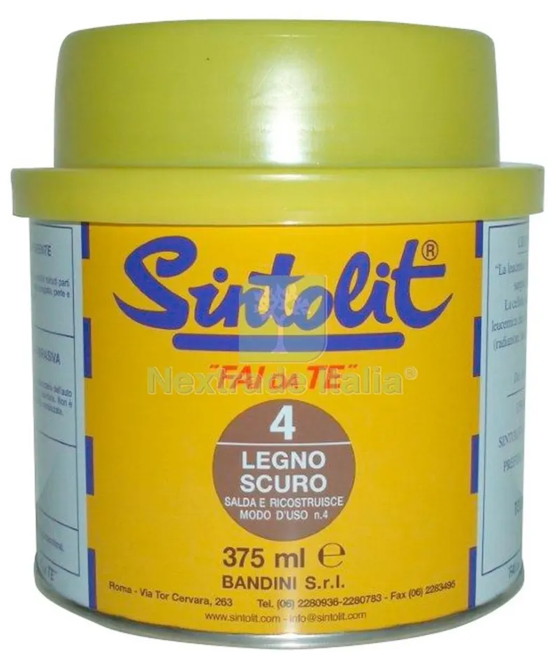 SINTOLEGNO SCURO ML. 375 — Adesivi e sigillanti — rif. FERX.15314 SINTOLEGNO SCURO ML. 375 — Adesivi e sigillanti — rif. FERX.15314