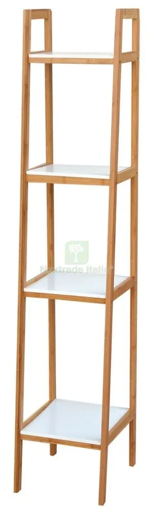 Mobile MOD NH6803A 4RIPIANI CM 30X34X147H Bianco — Casalinghi e organizzazione — rif. FERX.15365 Mobile MOD NH6803A 4RIPIANI CM 30X34X147H Bianco — Casalinghi e organizzazione — rif. FERX.15365