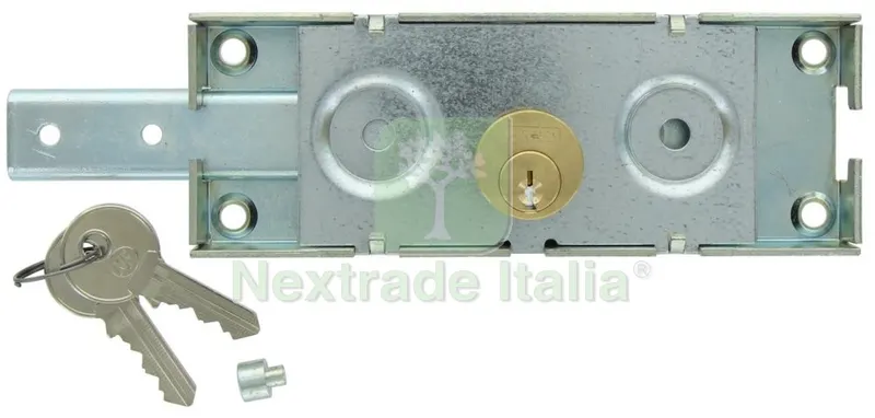 SERRATURA SERRANDA "NF" SINISTRA ART. 5302 — Serrature e cilindri — rif. FERX.15373 SERRATURA SERRANDA "NF" SINISTRA ART. 5302 — Serrature e cilindri — rif. FERX.15373