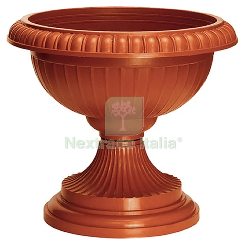 12PZ Vaso con Piedistallo Venezia D 44XH36 CM — Vasi e fioriere — rif. FERX.15379