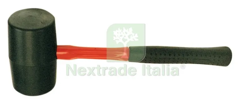 Mazzuola con Testa in Gomma 45 MM Manico Fiberglass 80310 — Martelli e mazze — rif. FERX.15400
