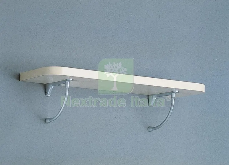 2PZ Reggimensola AZ94 MM.150 Zama Colore Cromo Lucido — Ferramenta per legno e mobili — rif. FERX.15406