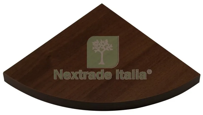 4PZ Mensola Angolo Noce CM 25X25X2,5 — Arredo — rif. FERX.15411