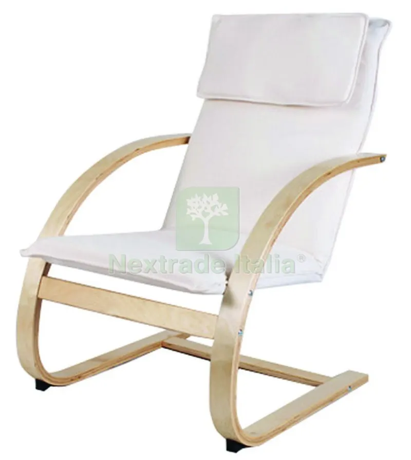 Poltrona Sfoderabile Oscillante Colore Panna — Arredo — rif. FERX.15435 Poltrona Sfoderabile Oscillante Colore Panna — Arredo — rif. FERX.15435