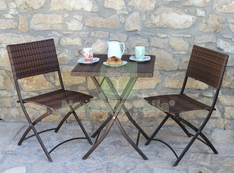 Set DUETTO- Tavolino + 2 Sedie — Arredo — rif. FERX.15456