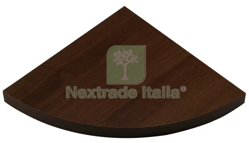 4PZ Mensola AD Angolo Dimensione CM35X35X2,5 Colore Noce — Arredo — rif. FERX.1546 4PZ Mensola AD Angolo Dimensione CM35X35X2,5 Colore Noce — Arredo — rif. FERX.1546