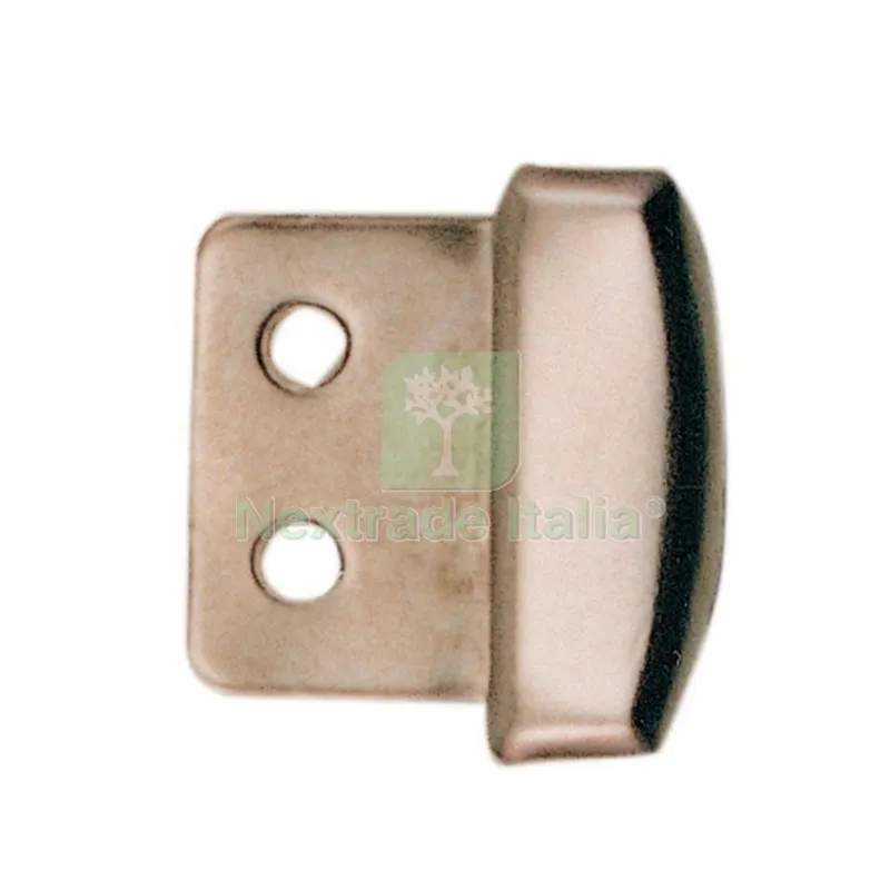 200PZ Fermaspecchi Acciaio Nichelato con Feltrino (gomma) — Ferramenta per legno e mobili — rif. FERX.15461 200PZ Fermaspecchi Acciaio Nichelato con Feltrino (gomma) — Ferramenta per legno e mobili — rif. FERX.15461