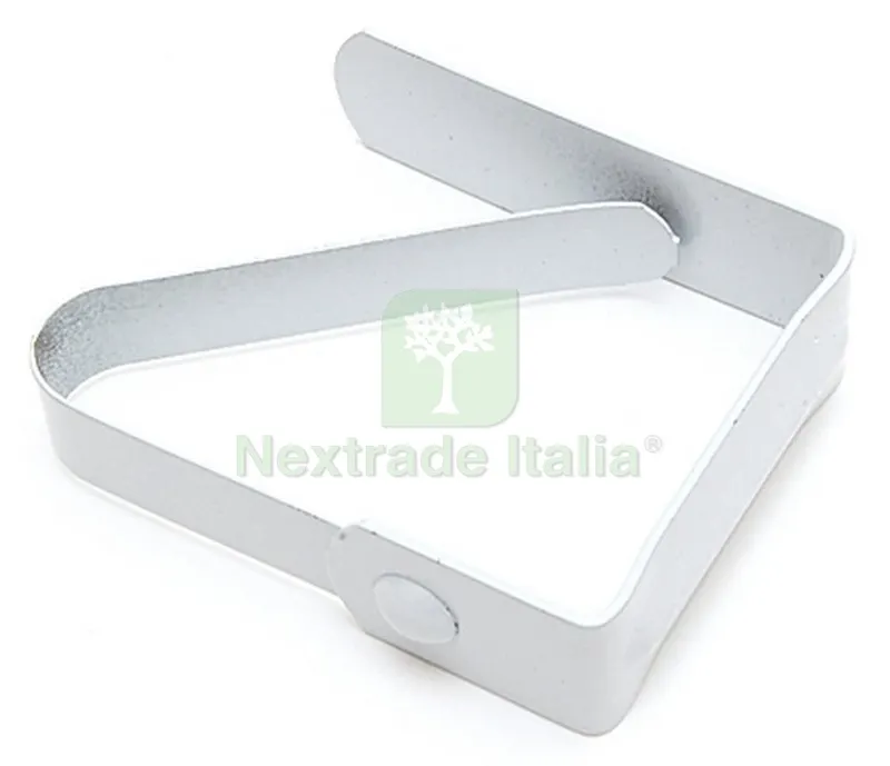 50PZ Fermatovaglie Laccato Bianco 40x50 cm — Tessili e biancheria casa — rif. FERX.15483 50PZ Fermatovaglie Laccato Bianco 40x50 cm — Tessili e biancheria casa — rif. FERX.15483
