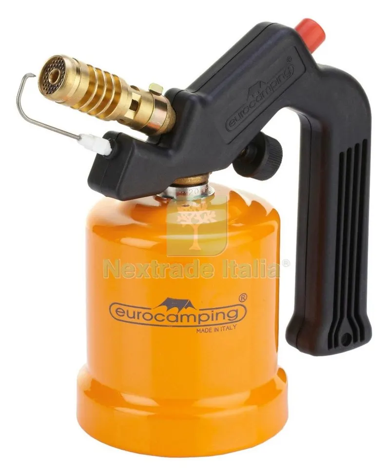 Saldatore GAS Cartuccia Eurocamping Accensione Piezoelettrica — Spazzole metalliche manuali — rif. FERX.15493 Saldatore GAS Cartuccia Eurocamping Accensione Piezoelettrica — Spazzole metalliche manuali — rif. FERX.15493