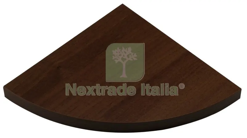 4PZ Mensola Angolo Dimensioni CM50X50X2,5 Colore Noce — Arredo — rif. FERX.15528 4PZ Mensola Angolo Dimensioni CM50X50X2,5 Colore Noce — Arredo — rif. FERX.15528