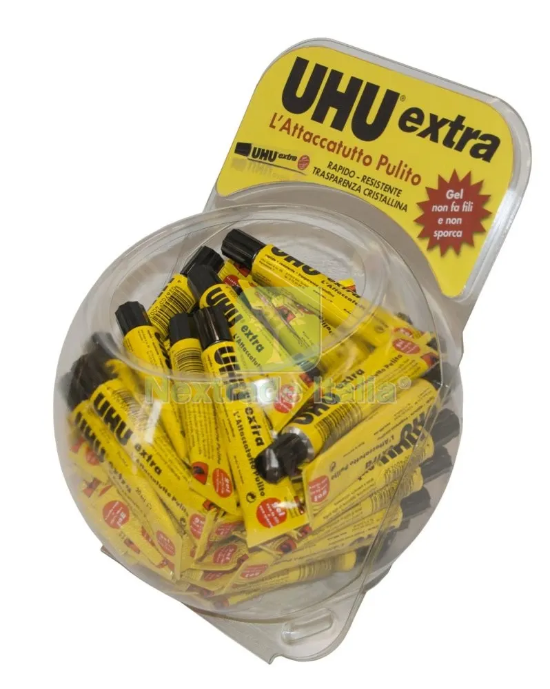 20PZ UHU ATTACCATUTTO TUBETTO ML. 20 — Adesivi e sigillanti — rif. FERX.15620 20PZ UHU ATTACCATUTTO TUBETTO ML. 20 — Adesivi e sigillanti — rif. FERX.15620