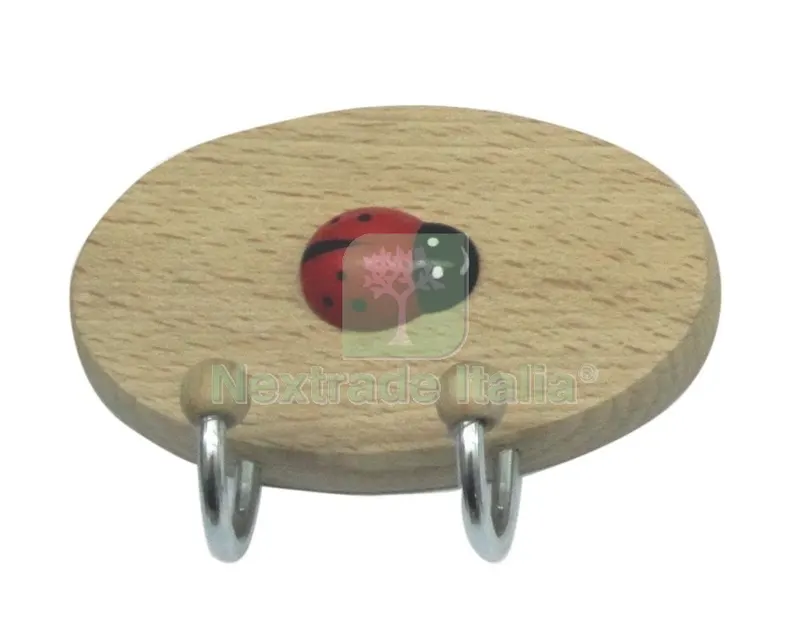 10PZ GANCIO ADESIVO "COCCINELLA" 2 POSTI — Accessori bagno — rif. FERX.15670 10PZ GANCIO ADESIVO "COCCINELLA" 2 POSTI — Accessori bagno — rif. FERX.15670
