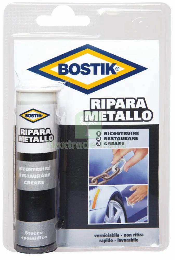 BOSTIK "RIPARA METALLO" GR.56 — Adesivi e sigillanti — rif. FERX.15680 BOSTIK "RIPARA METALLO" GR.56 — Adesivi e sigillanti — rif. FERX.15680