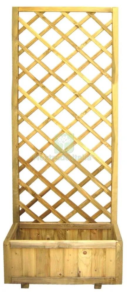FIORIERA PINO IMPREGNATO CON GRIGLIA CM 75X30X180H — Recinzioni in legno — rif. FERX.15713 FIORIERA PINO IMPREGNATO CON GRIGLIA CM 75X30X180H — Recinzioni in legno — rif. FERX.15713