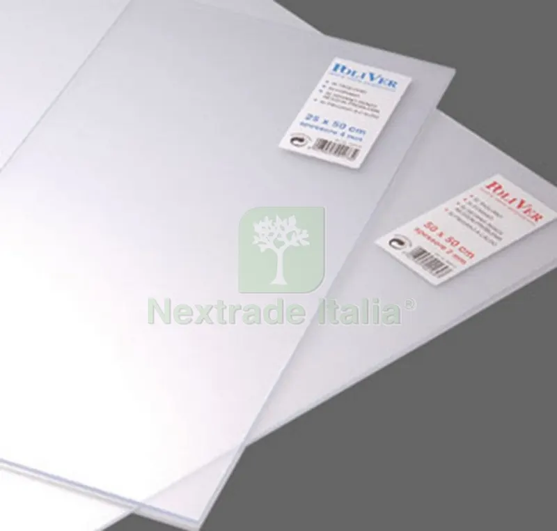 5PZ VETRO SINTETICO TRASPARENTE CM.100X100X2,5 — Misurazione e taglio manuale — rif. FERX.15739 5PZ VETRO SINTETICO TRASPARENTE CM.100X100X2,5 — Misurazione e taglio manuale — rif. FERX.15739