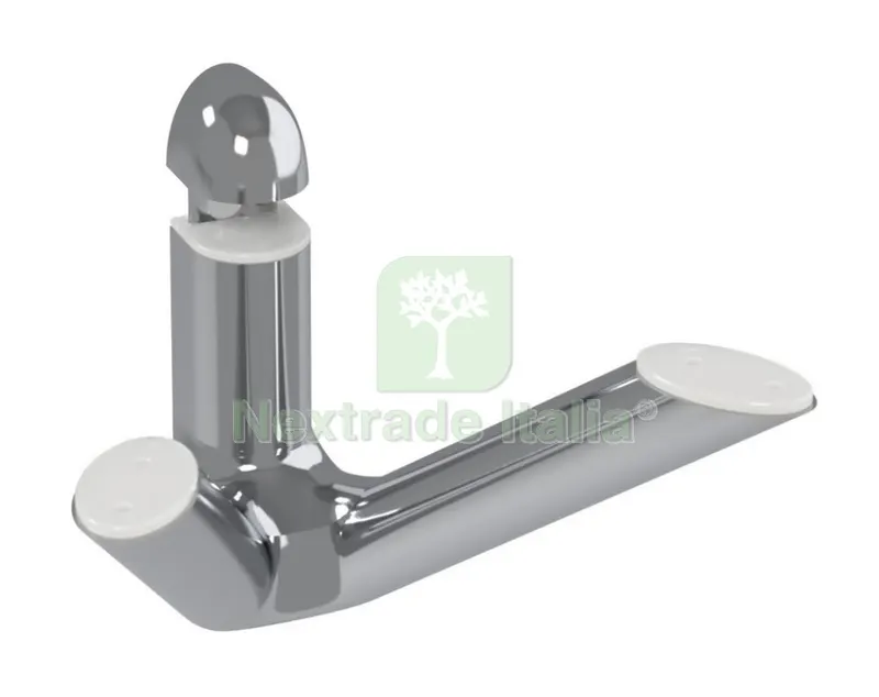 6PZ Reggimensola Zama ART. RM65 "open" Cromo Satinato — Ferramenta per legno e mobili — rif. FERX.15741 6PZ Reggimensola Zama ART. RM65 "open" Cromo Satinato — Ferramenta per legno e mobili — rif. FERX.15741