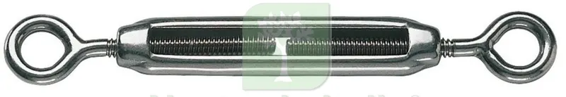 25PZ Tenditore Due Occhioli Acciaio Inox N. 5 — Accessori recinzione — rif. FERX.15841 25PZ Tenditore Due Occhioli Acciaio Inox N. 5 — Accessori recinzione — rif. FERX.15841