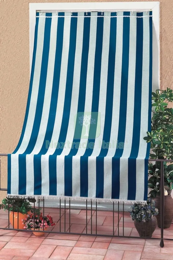 Tenda da Sole CM.140X300 Blu Rigato — Tende e zanzariere — rif. FERX.15850 Tenda da Sole CM.140X300 Blu Rigato — Tende e zanzariere — rif. FERX.15850