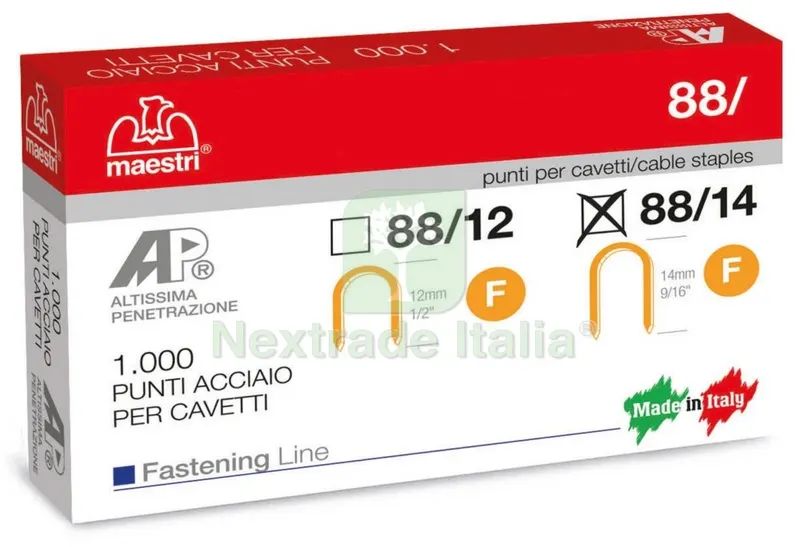 Maestri Punti ART. 88/14 (PZ.1000) — Chiodi e graffe — rif. FERX.15967