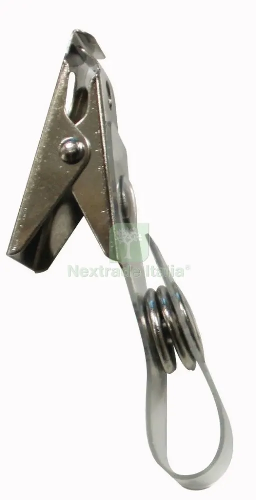 10PZ Refreshing Supporti con Clips Tenda — Ferramenta per legno e mobili — rif. FERX.16026