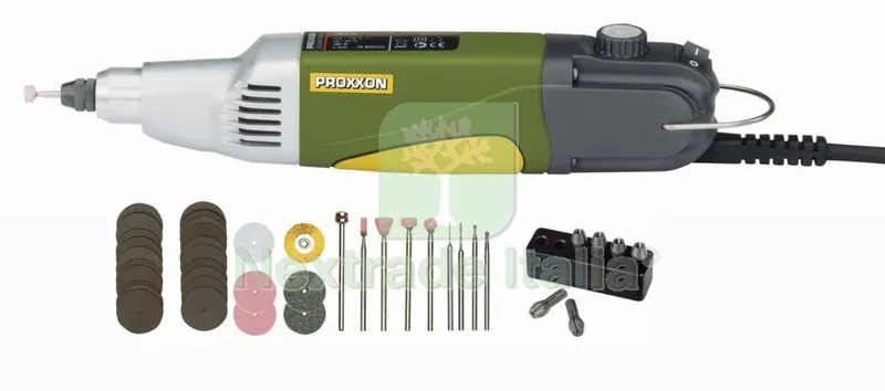 PROXXON 28481 TRAPANO/FRESATORE CON 34 UTENSILI — Trapani e avvitatori — rif. FERX.16170