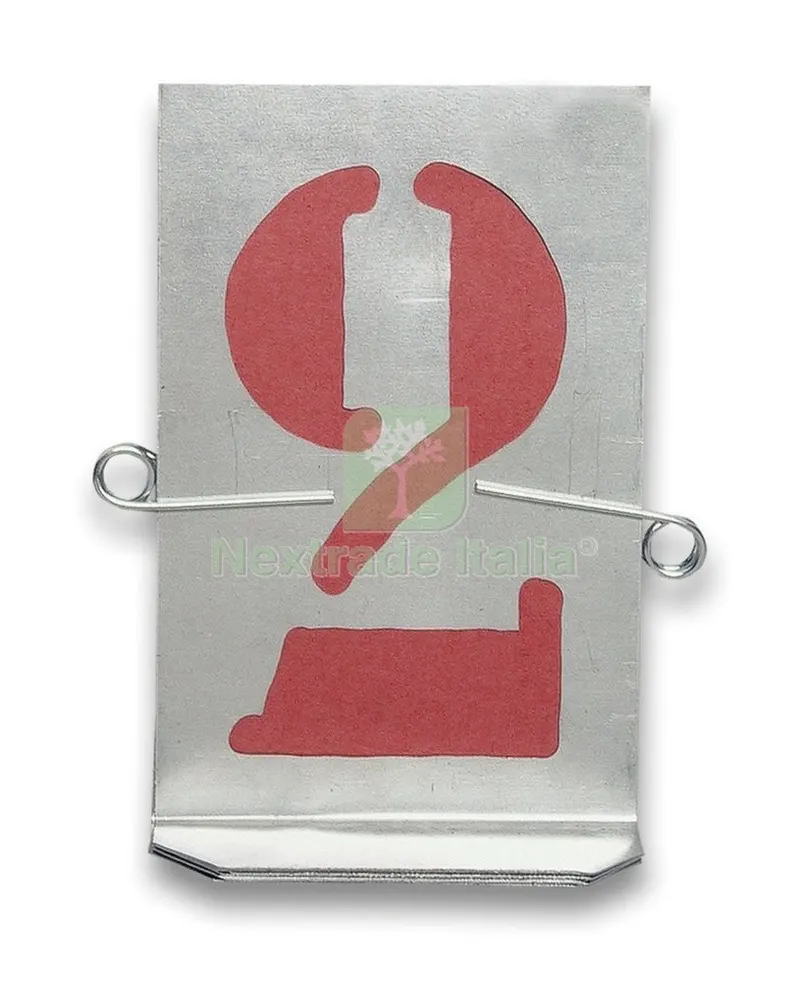 STAMPINI TRAFORATI 10 NUMERI ALTEZZA MM.100 — Misurazione e taglio manuale — rif. FERX.1620 STAMPINI TRAFORATI 10 NUMERI ALTEZZA MM.100 — Misurazione e taglio manuale — rif. FERX.1620