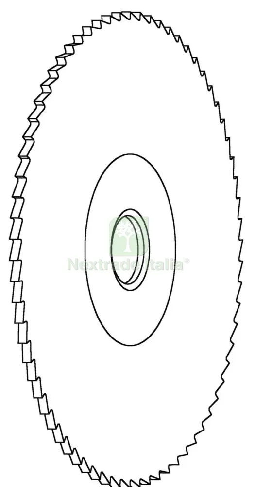 SILCA FRESA PER DUPLICATRICE A DOPPIA MAPPA MOD.700080ZB — Chiavi grezze e duplicati — rif. FERX.16201 SILCA FRESA PER DUPLICATRICE A DOPPIA MAPPA MOD.700080ZB — Chiavi grezze e duplicati — rif. FERX.16201