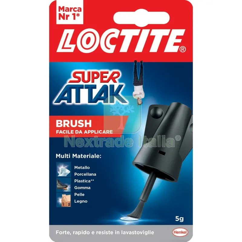 12PZ ADESIVO ATTAK BRUSH GR.5 — Adesivi e sigillanti — rif. FERX.16227