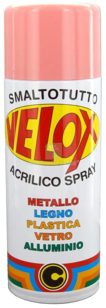6PZ Velox Spray Acrilico Rosa Chiaro RAL 3015 — Bombolette e vernici spray — rif. FERX.16333