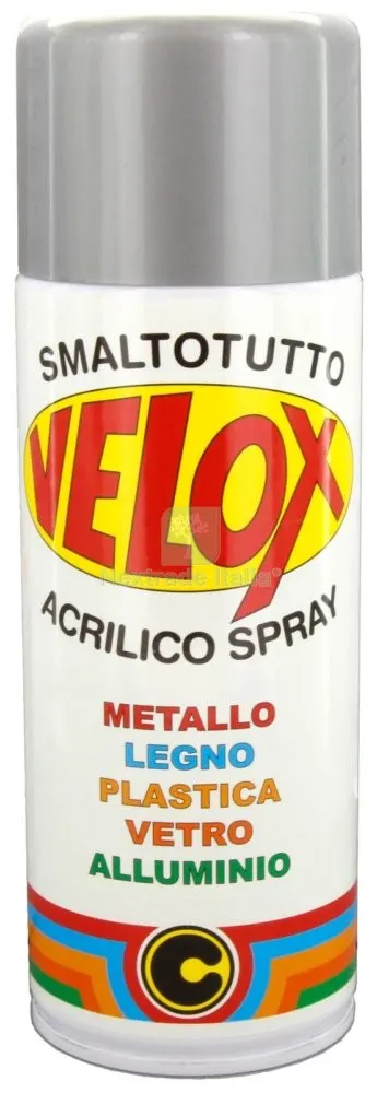 6PZ VELOX SPRAY EFFETTO ARGENTO N.114 — Stucchi e rasanti — rif. FERX.16337